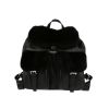 Prada   backpack  in black leather  and black furr - 360 thumbnail