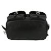 Prada   backpack  in black leather  and black furr - Detail D1 thumbnail