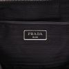 Mochila Prada   en cuero negro y piel negra - Detail D2 thumbnail