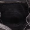 Mochila Prada   en cuero negro y piel negra - Detail D3 thumbnail