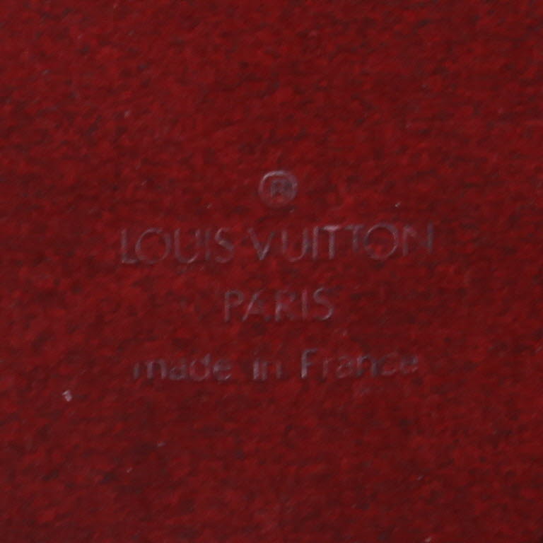 Louis Vuitton  Pochette accessoires pouch  in white multicolor  monogram canvas  and natural leather - Detail D2