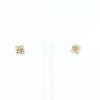 Tiffany & Co Lynn earrings in yellow gold, platinium and diamonds - 360 thumbnail