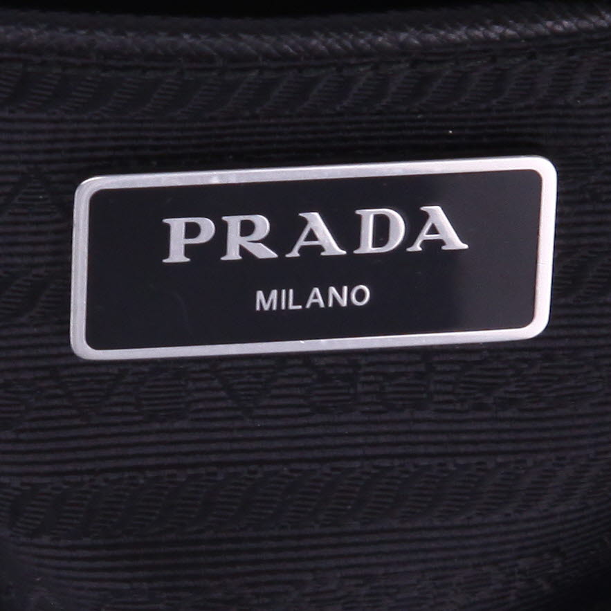 Borsa a tracolla Prada   in tela nera - Detail D2