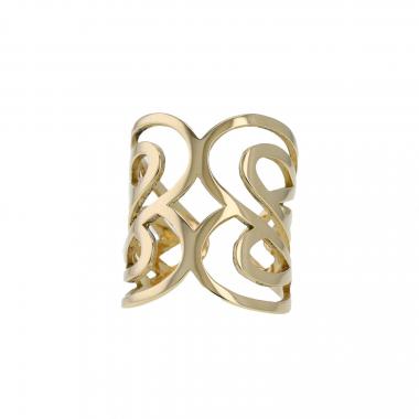 Poiray Coeur Fil ring in yellow gold