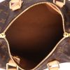 Borsa Louis Vuitton  Speedy 25 in pelle monogram con stampa marrone e pelle naturale - Detail D3 thumbnail