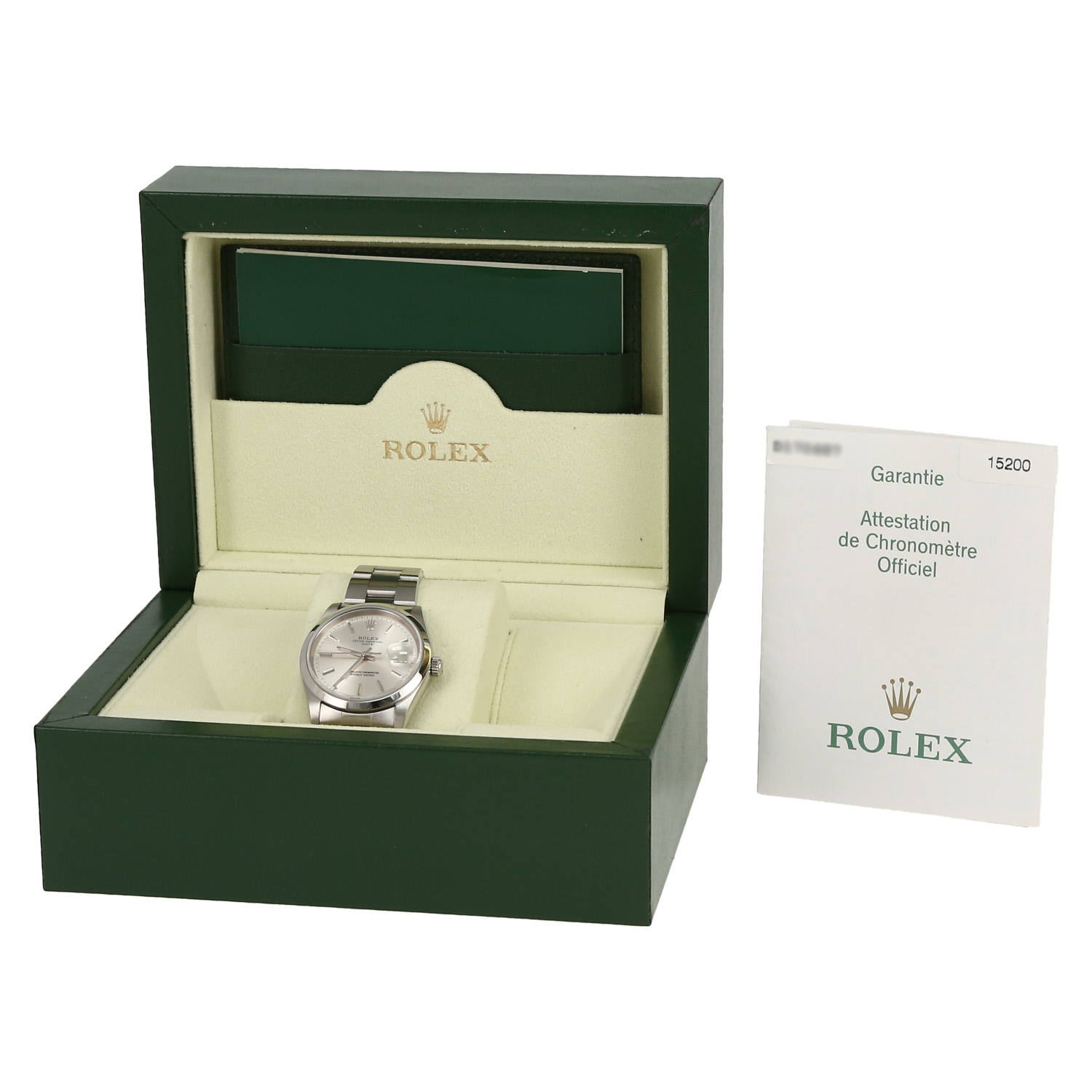 Montre Rolex Oyster Perpetual Date en acier Ref: Rolex - 15200  Vers 2006 - Detail D2