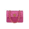 Chanel   shoulder bag  in pink satin - 360 thumbnail