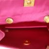 Chanel   shoulder bag  in pink satin - Detail D3 thumbnail
