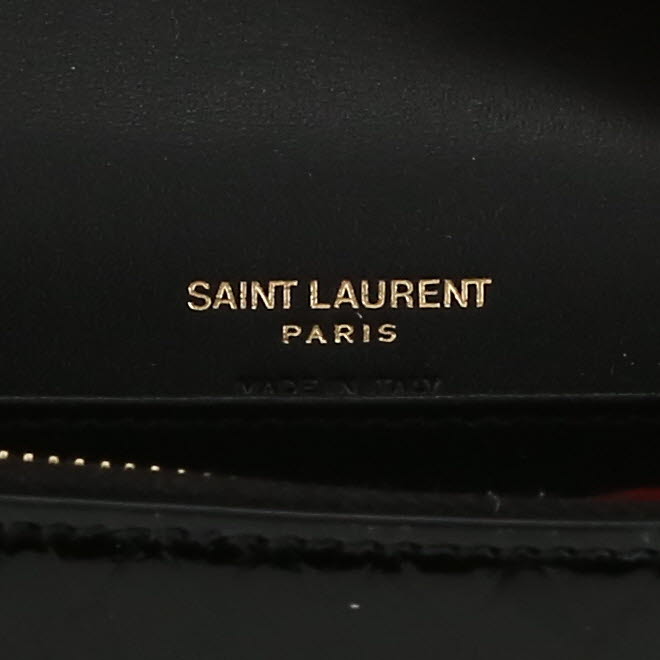 Pochette-ceinture Saint Laurent  Kate en cuir noir - Detail D2