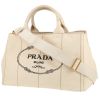 Shopping bag Prada  Canapa in tela beige - 00pp thumbnail