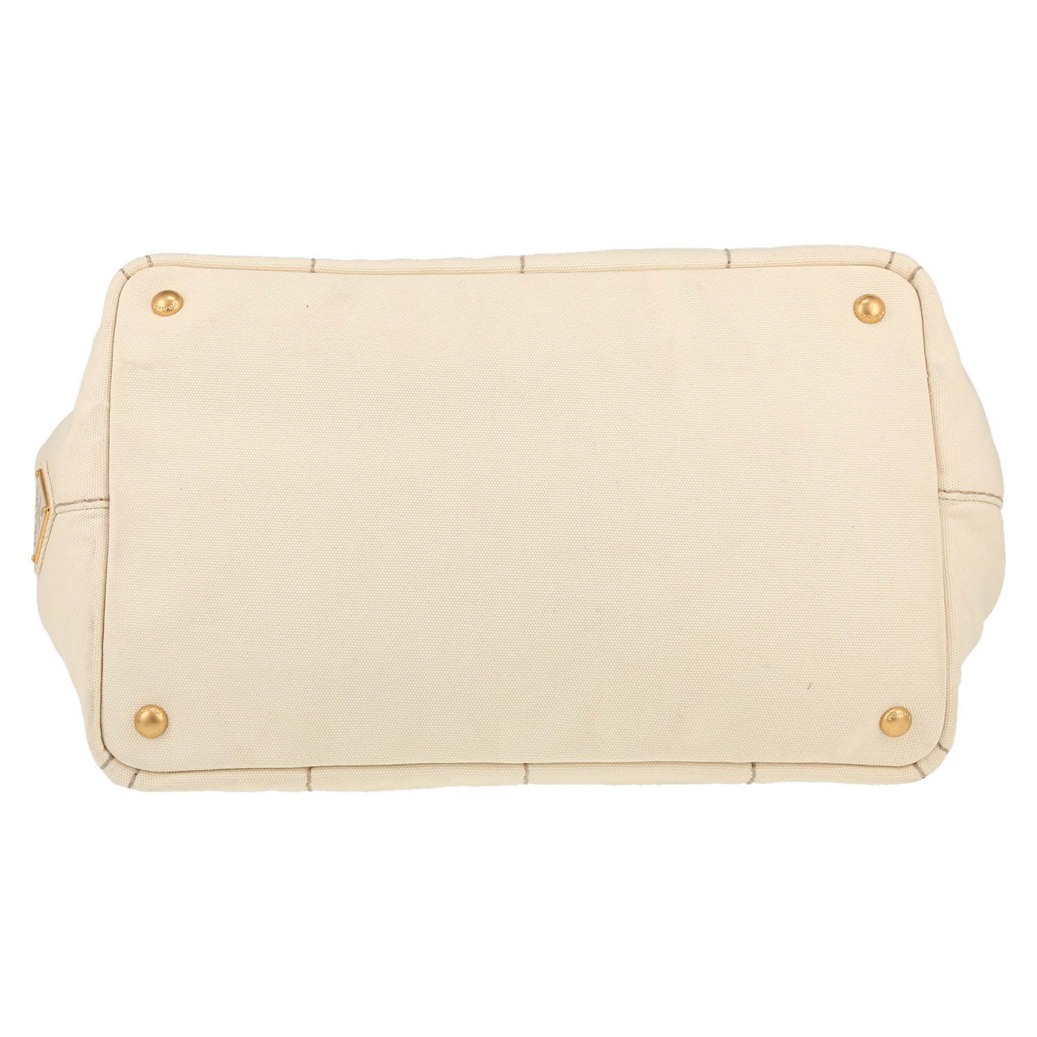 Bolso Cabás Prada  Canapa en lona beige - Detail D1