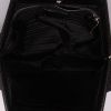 Shopping bag Prada   in pelle nera e tela nera - Detail D2 thumbnail