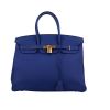 Bolso de mano Hermès  Birkin 35 cm en cuero togo azul eléctrico - 360 thumbnail