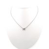 Collar Mauboussin Valentine For You de oro blanco y diamantes - 360 thumbnail