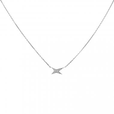 Collana Mauboussin Valentine For You in oro bianco e diamanti