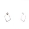 Pendientes Dinh Van Impressions de oro blanco - 360 thumbnail
