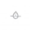 Anello Boucheron Ava in oro bianco e diamanti - 360 thumbnail
