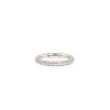 Boucheron Epure wedding ring in white gold and diamonds - 360 thumbnail