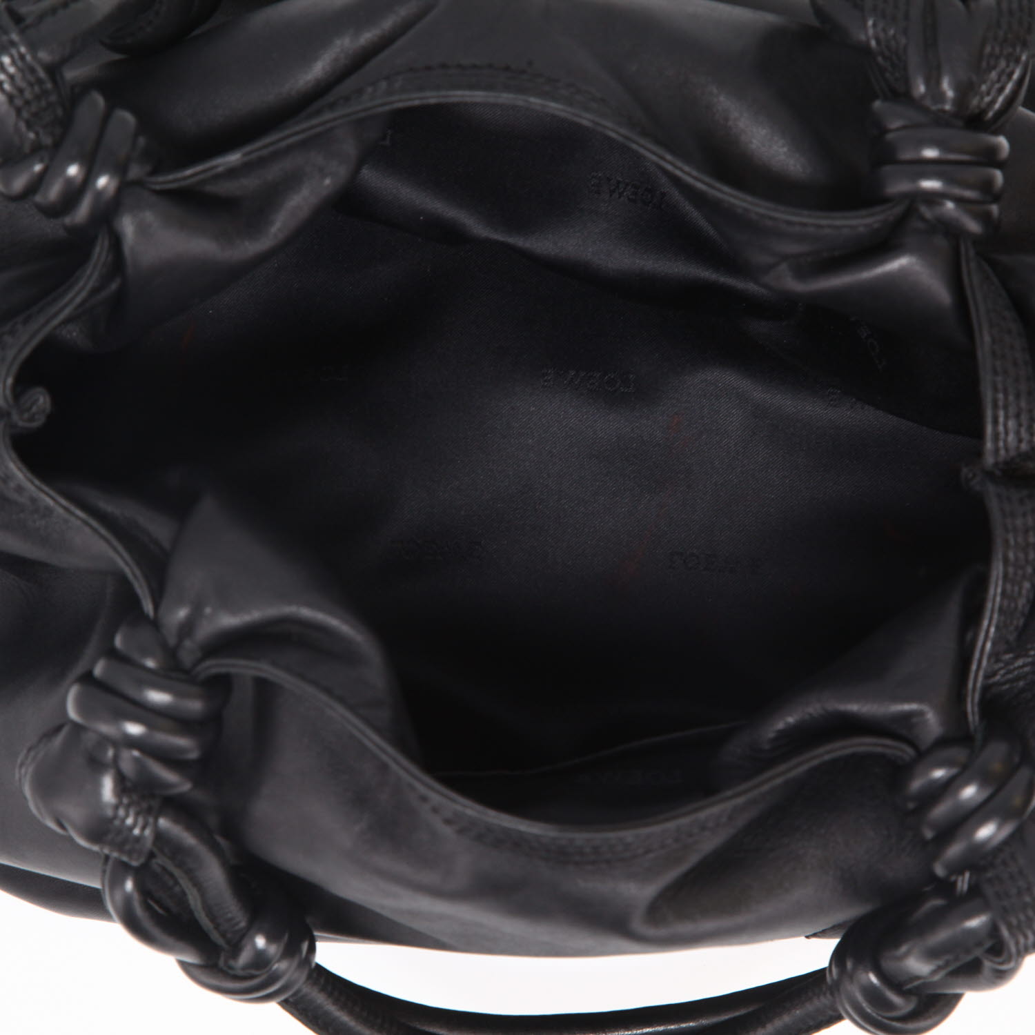 Loewe  Anagram handbag  in black leather - Detail D3