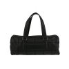 Chanel  Choco bar handbag  in black grained leather - 360 thumbnail