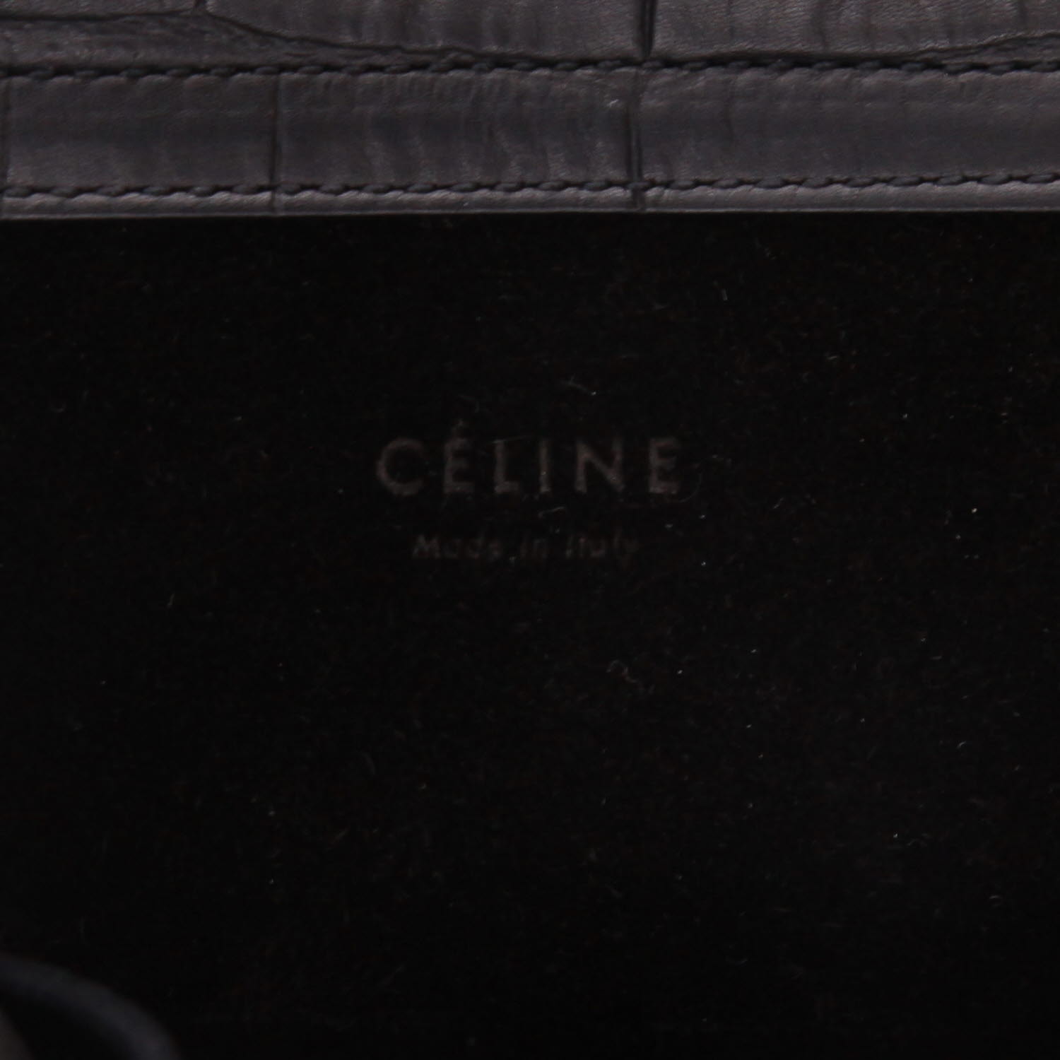 Borsa Celine  Luggage Medium in pelle nera - Detail D2