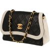 Chanel  Vintage handbag  in black and white quilted leather - 00pp thumbnail