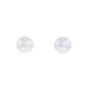 Paire de boucles d'oreilles Mikimoto  en or blanc et perles de culture des Mers du Sud (12 mm) - 00pp thumbnail