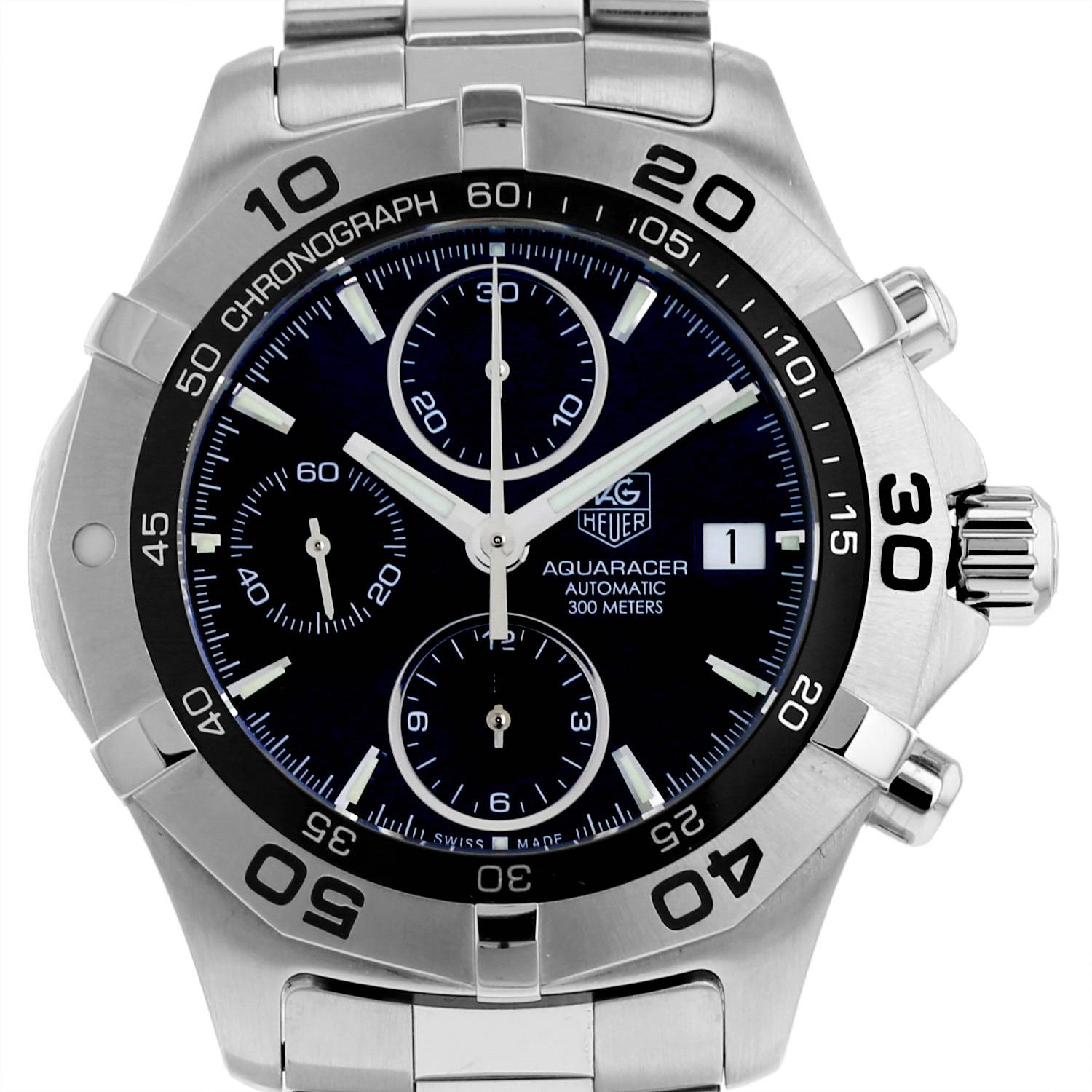 Orologio TAG Heuer Aquaracer 300M in acciaio Ref: TAG Heuer - CAF2110  Circa 2007 - 00pp