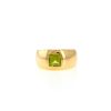 Chaumet  ring in yellow gold and peridot - 360 thumbnail