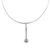 Poiray  necklace in white gold, diamond and Tahitian cultured pearl - 00pp thumbnail