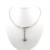 Poiray  necklace in white gold, diamond and Tahitian cultured pearl - 360 thumbnail
