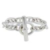 Hermès Chaine d'Ancre very large model bracelet in silver - 00pp thumbnail