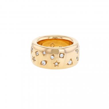 Anello Pomellato Iconica in oro rosa e diamanti