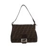 Fendi  Big mama handbag  in brown logo canvas  and brown leather - 360 thumbnail