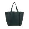 Celine  Cabas shopping bag  in green grained leather - 360 thumbnail