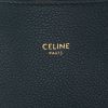 Celine  Cabas shopping bag  in green grained leather - Detail D2 thumbnail