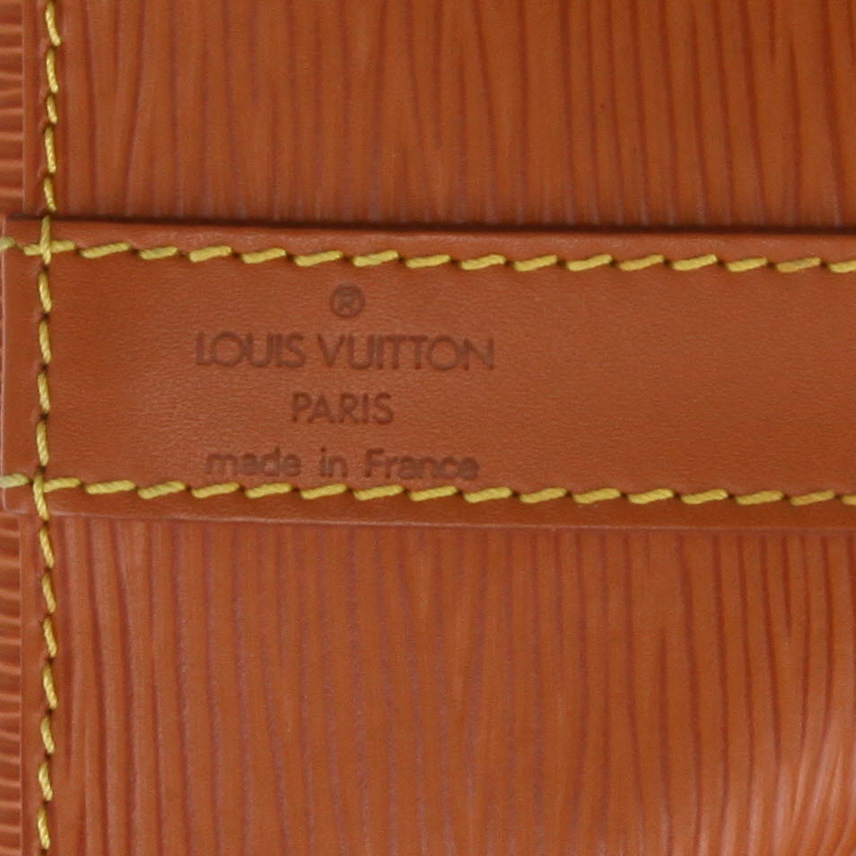 Bolso Cabás Louis Vuitton  Petit Noé en cuero Epi marrón - Detail D2