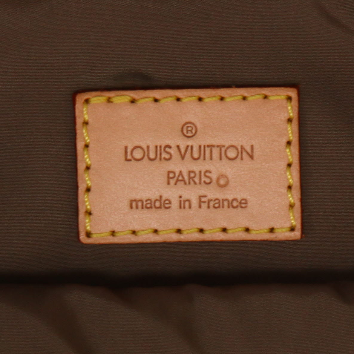 Sac bandoulière Louis Vuitton  Editions Limitées en toile grise et cuir naturel - Detail D2
