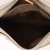Louis Vuitton  Editions Limitées shoulder bag  in grey canvas  and natural leather - Detail D3 thumbnail