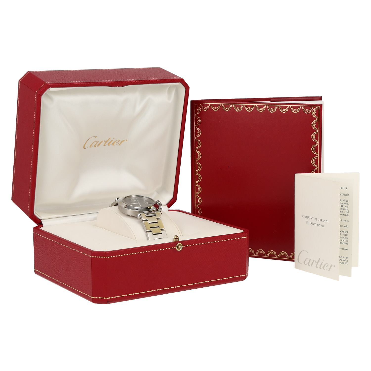 Reloj Cartier Pasha de acero Ref: Cartier - 2324  Circa 1990