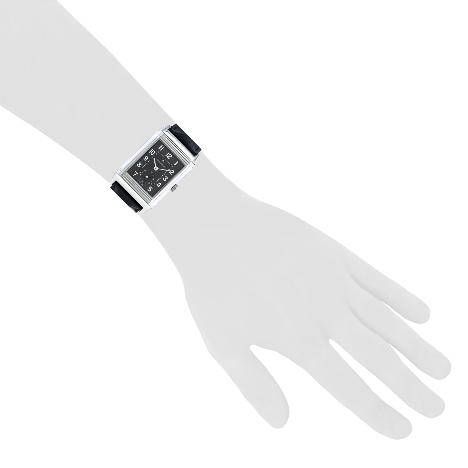 Montre Jaeger-LeCoultre Grande Reverso en acier Ref: Jaeger-LeCoultre - 273.8.04  Vers 2011 - Detail D1