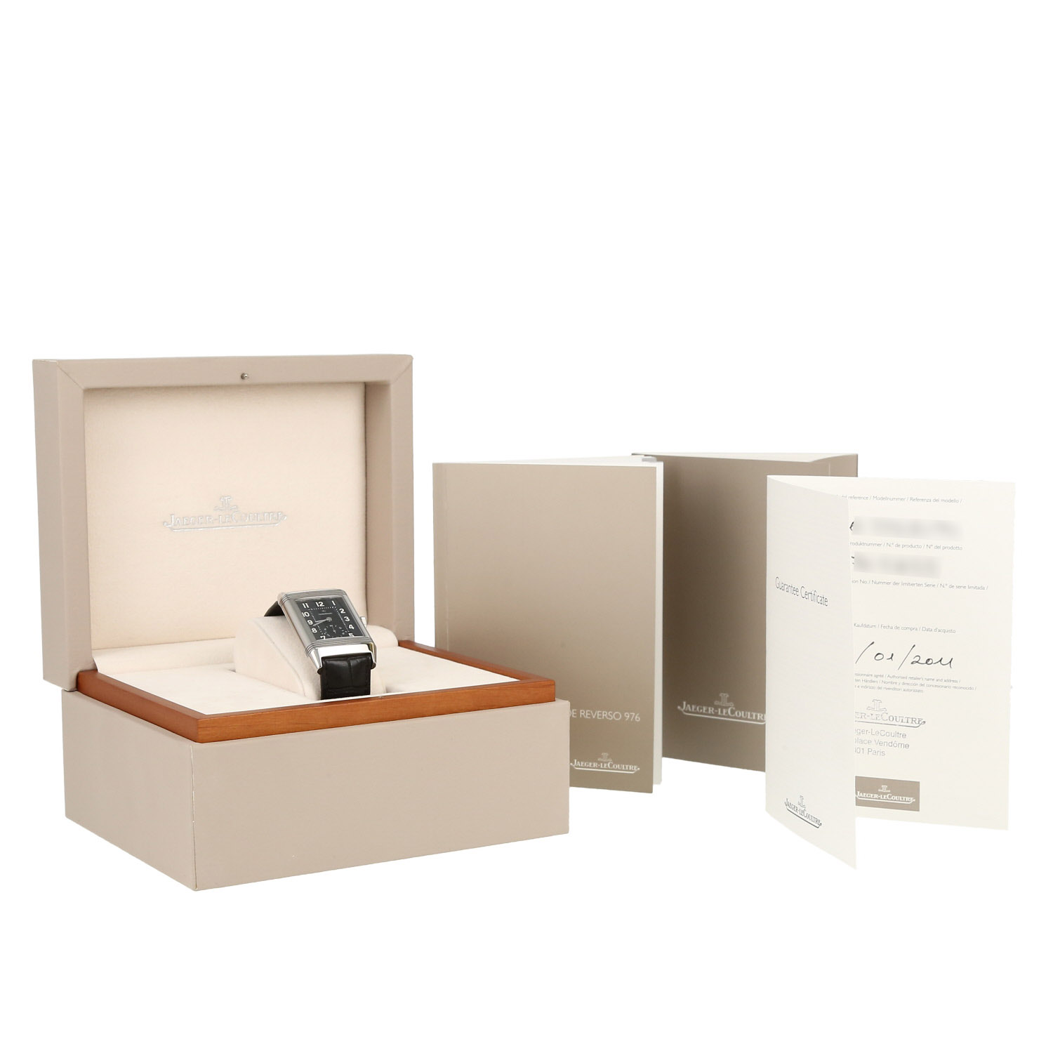 Montre Jaeger-LeCoultre Grande Reverso en acier Ref: Jaeger-LeCoultre - 273.8.04  Vers 2011