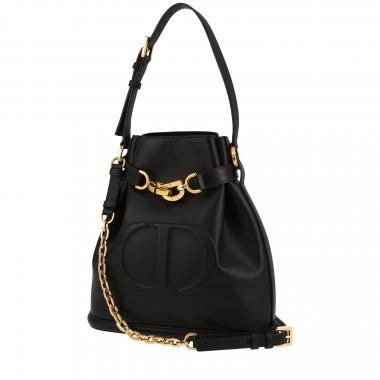 Sac bandoulière Dior  Cest Dior en cuir noir