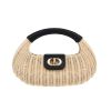 Dior   shoulder bag  wicker  and black leather - 360 thumbnail