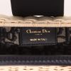 Bolso bandolera Dior   en mimbre y cuero negro - Detail D2 thumbnail