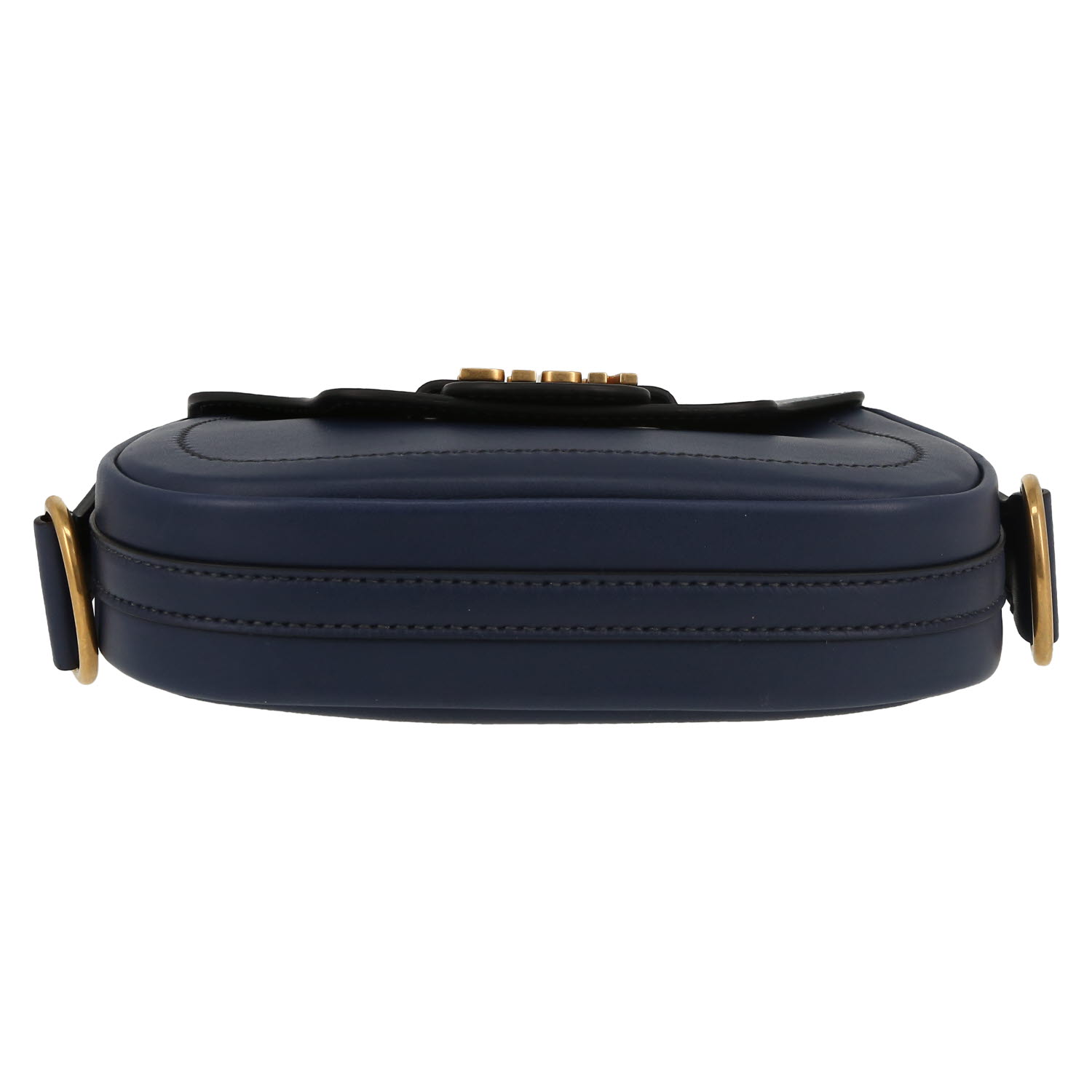 Dior  D-Fence shoulder bag  in navy blue smooth leather - Detail D1