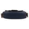 Bolso bandolera Dior  D-Fence en cuero liso azul marino - Detail D1 thumbnail