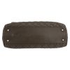 Bolso de mano Chanel  Top Handle en cuero granulado acolchado caqui - Detail D1 thumbnail