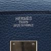 Bolso de mano Hermès  Birkin 35 cm en cuero togo azul - Detail D2 thumbnail