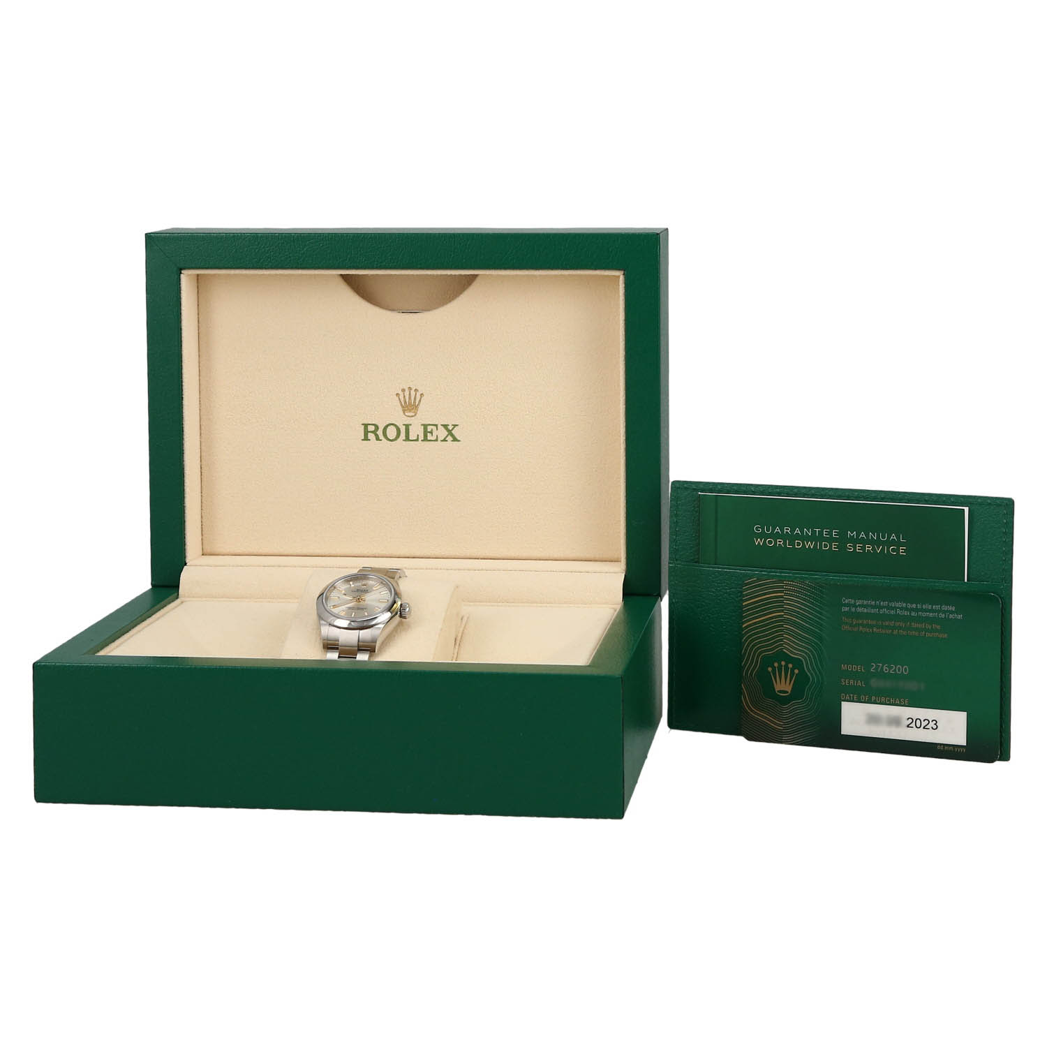 Reloj Rolex Oyster Perpetual de acero Ref: Rolex - 276200  Circa 2023 - Detail D2